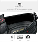 Men Leather Shoes Breathable Business Summer Slip on Loafers Man Casual Black Flats Driving Walking Shoes Moccasins