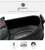 Men Leather Shoes Breathable Business Summer Slip on Loafers Man Casual Black Flats Driving Walking Shoes Moccasins