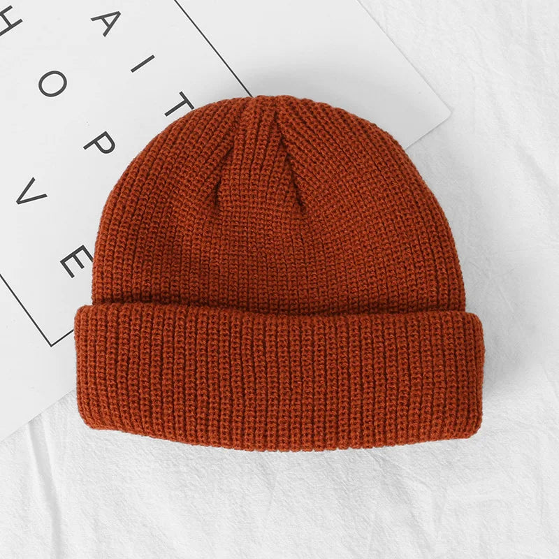 Custom Logo Beanie, Men's Cap Your Embroidered Design Hats for Woman Winter Warm Skull Balaclava DIY Team Logo Elastic Knit Cap