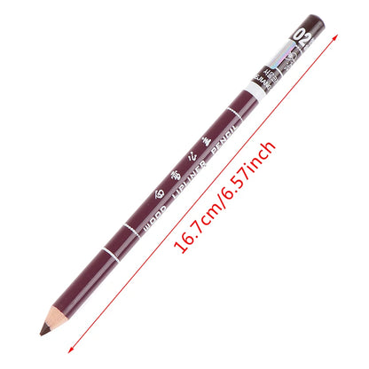 Professional Wood Lip liner Waterproof Lady Charming Lip Liner Soft Pencil Makeup Women's Long Lasting Cosmetic Tool 28Color