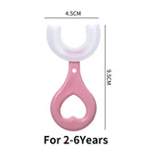 Baby Toothbrush Children 360 Degree U-shaped Child Toothbrush Teethers Baby Tooth Brush Silicone Kids Teeth Oral Care Cleaning
