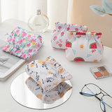 Ins Cosmetics Coin Wire Holder Pouch Bag Portable Earphone Cards Lipsticks Storage Bag Auto Close Organizer Travel Jewelry Bag