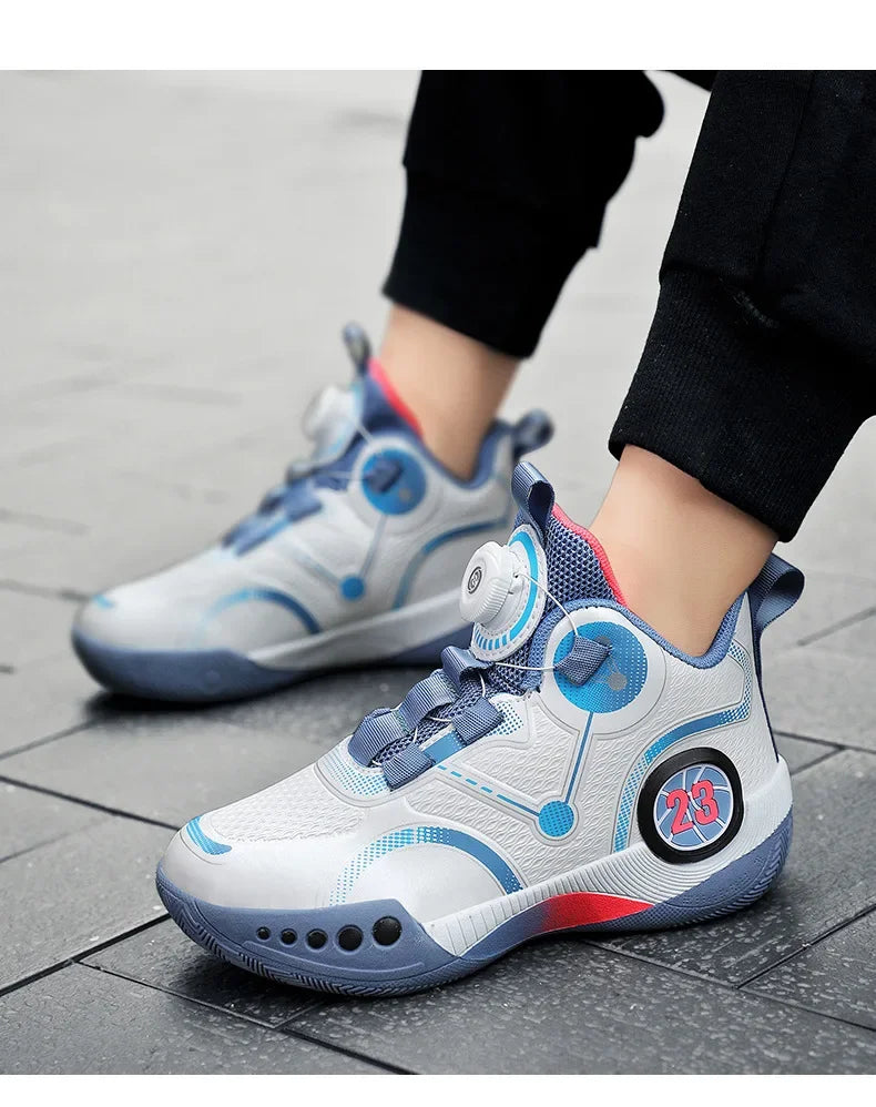 High Designer Basketball Shoes For Men Trend 2024 High Top Sneakers Brand Platform Non-slip Basketball Tennis Men Gym Shoes