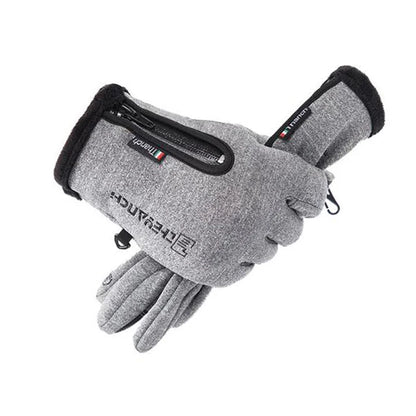 Outdoor Motorcycle Gloves Winter Thermal Fleece Lined Water Resistant Touch Screen Motorbike Riding Waterproof 