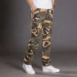 2025 Cotton Multi Flap Pockets Men's Straight Leg Cargo Pants Loose Casual Outdoor Pants Men's Work Pants For Hiking Tactical