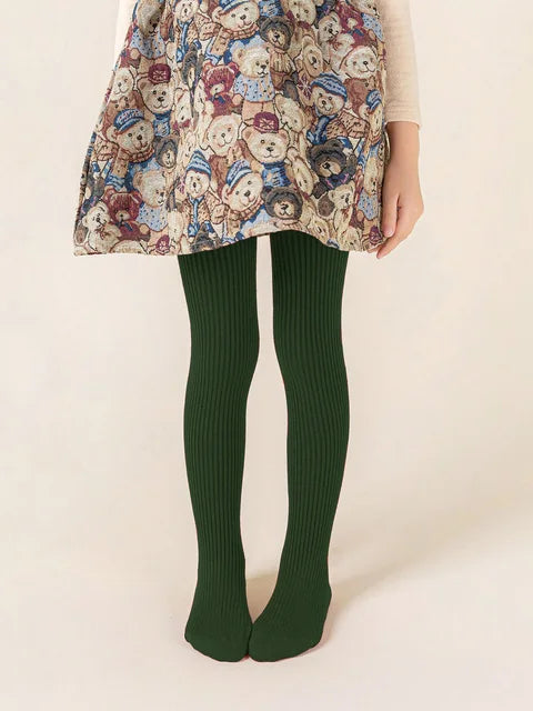 Meia-calça de algodão com bowknot para crianças, calças justas para bebês, colante de malha para crianças, primavera outono e inverno, 0 a 12 anos