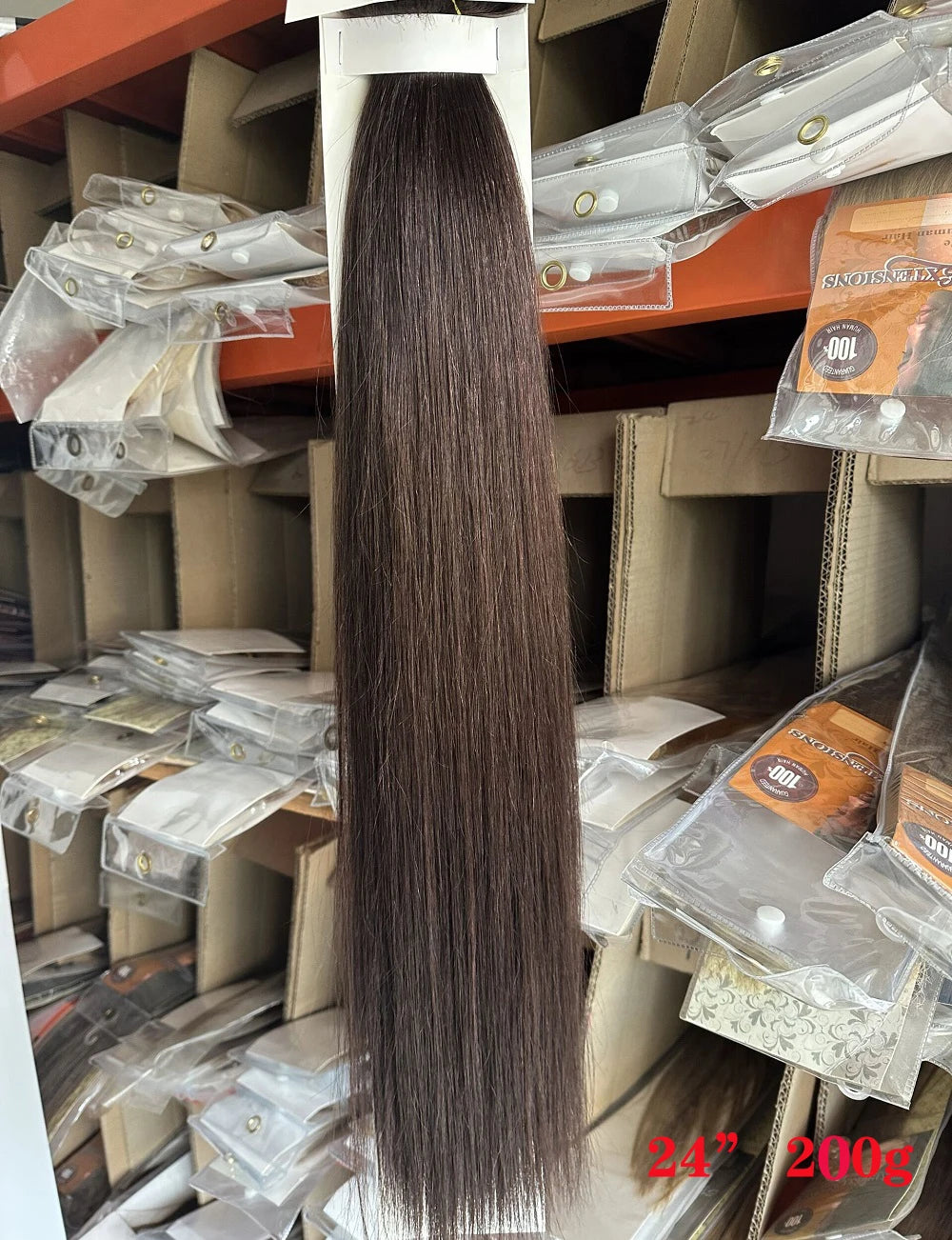 ZZHAIR 100% Brazilian Human Remy Hair Extensions 120g-200g 16"-26" U Piece Wig Clip-in Natural Straight