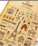 Suatelier City Stickers Korea Scrapbooking DIY Deco Sticker Junk Journal Supplies Planner Diary Photo Album Craft Material