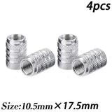 Para automóviles, motocicletas, camiones, bicicletas, tapas de válvulas de neumáticos de aleación de aluminio para ruedas de coche, cubiertas de vástago de llanta, resistentes al agua y al polvo.