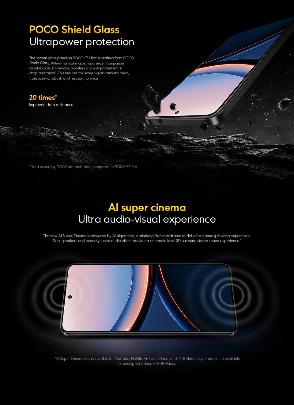 New POCO F7 Ultra Global Version Smartphone Snapdragon®8 Elite 50 MP triple camera with 6.67 "120Hz OIS and 120 W NFC power