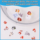 Kids' Reusable DIY Sticker Books Multi-Theme Bubble Sticker Jelly Stickers Portable Montessori Sticker Toy Gifts for Children