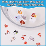 Kids' Reusable DIY Sticker Books Multi-Theme Bubble Sticker Jelly Stickers Portable Montessori Sticker Toy Gifts for Children