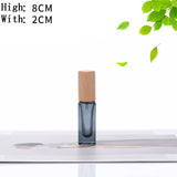 5ml/10ml Gradient Color Perfume Bottle Square Glass Spray Bottle Travel Portable Sample Fragrance Atomizer Refillable Container
