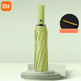 Xiaomi 24-Rib Solid Color Automatic Umbrella, Lightweight, Collapsible, Large Format Outdoor Sunshade, UV Protection Automatic Umbrella