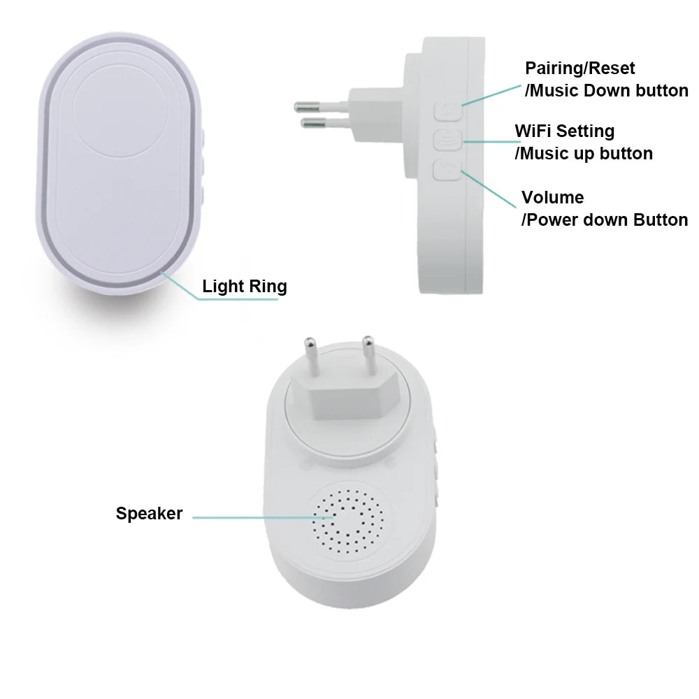 Botón de pánico de emergencia Topvico Tuya con wifi para personas mayores, alarma SOS, pulsera inalámbrica para cuidadores, buscapersonas, reloj, llamada, alerta de caídas