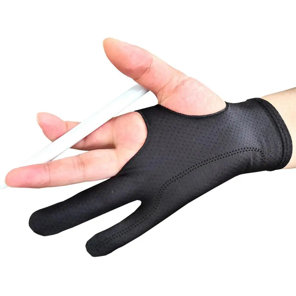 Anti-touch Two-Finger Hand Painting Gloves For Tablet Digital Board Screen Touch Drawing Anti-fouling Oil Painting Art Supplies