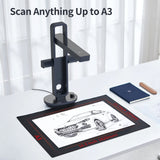 CZUR Aura Pro Portable Book Scanner Document Max A3 Size with Smart OCR Led Table Desk Lamp for Family Home Office