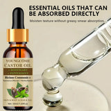 100% Pure Castor oil hair mask Castor oil Hair Growth Oil Natural Treatment Nourish Reduce Hair Loss Anti-Breakage Hair Products