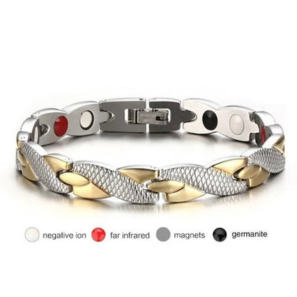 Pulsera magnética de terapia con diseño de dragón para mujer y hombre.