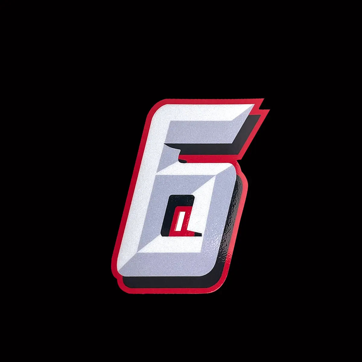 Motorcycle Racing Arabic Numbers Stickers DIY Refit Reflective Sticker Number Helmet Car Styling 3D Realistic Motorcycle Decals