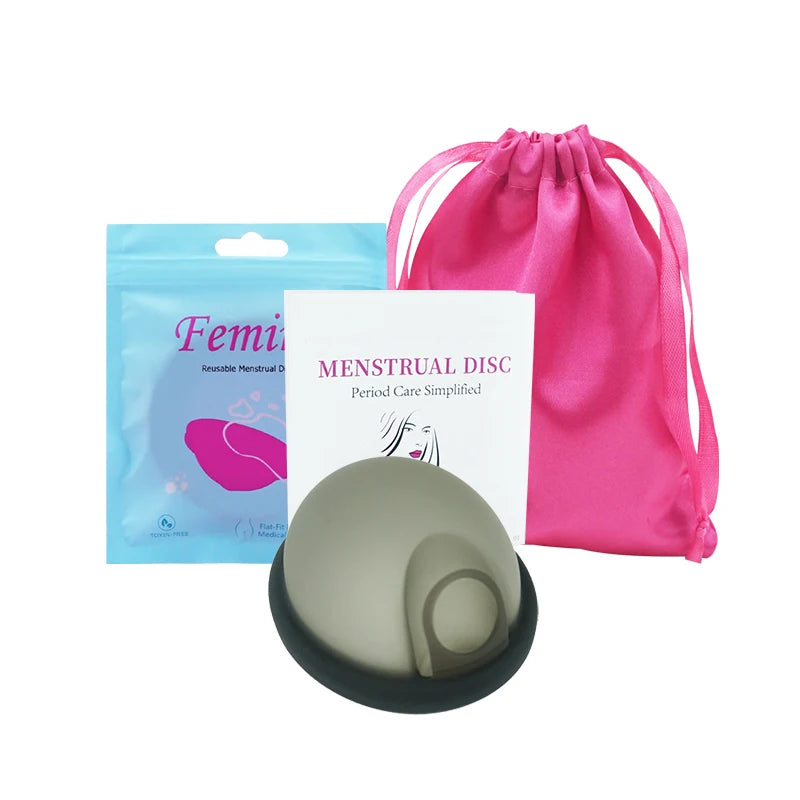 Silicone Menstrual Disc Cup Period Menstrual Collector Menstruation Menstrual Disk Women Health Care Feminine Hygiene Extra-Thin