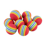 20pcs Golf Balls Light Rainbow Ball Range Ball 42mm Diameter Red Blue Yellow 3 Colors Pracitce Sports Ball Indoor Outdoor