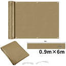 Waterproof Privacy Fence Screen Fence Covering Privacy with Grommets UV Protection Fencing Shade Cover for Outdoor Yard Backyard