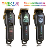MAGICFUL New Professional Hair Clipper Rechargeable Electric Trimmer For Men Beard Kids Barber Cutting Machine Haircut Machine