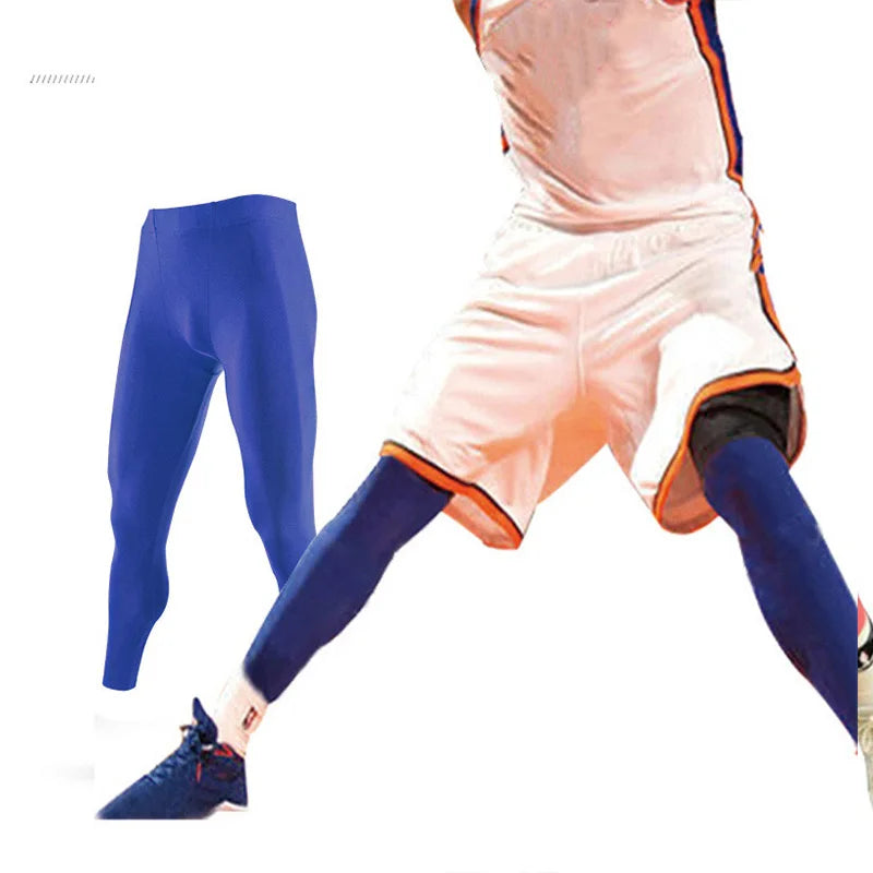 Winter Spring Men Running Tights GYM Pants For Male Basketball Football Soccer Fitness Exercise Hiking Sport Long Leggings B88