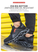 Men Safety Footwear Indestructible Shoes Sneakers Steel Toe Protective Boots Anti-smash Anti-puncture Work Safety Anti-slip Shoe