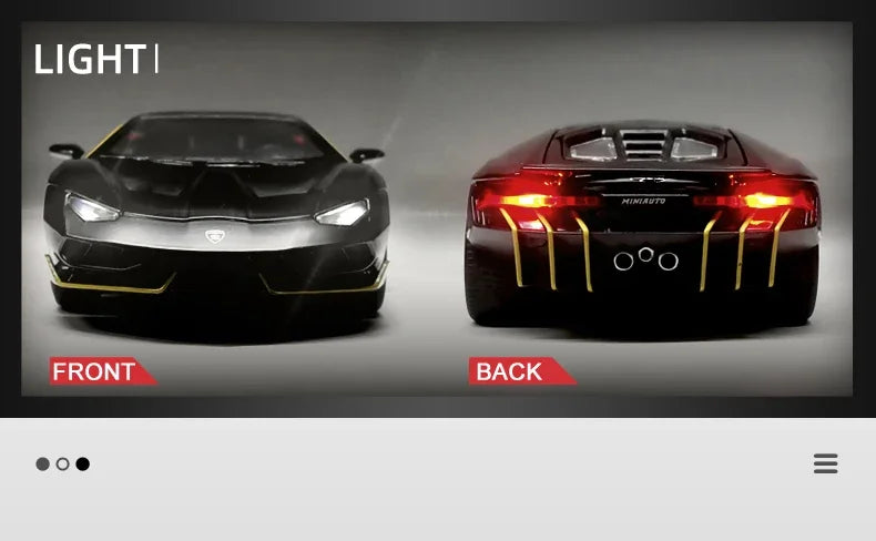 1:32 Lamborghinis LP770 LP750 Car Alloy Sports Car Model Diecast Sound Super Racing Lifting Tail Hot Car Wheel For Children Gift
