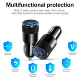 Olaf USB Type-C Car Phone Adapter Fast Charging, Quick Charge 3.0, 68W, PD, iPhone 13, 12, Xiaomi, Huawei, Samsung S21