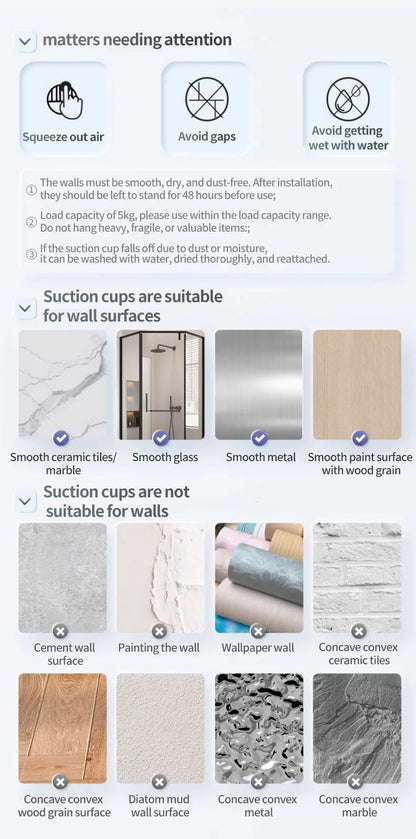 Estante de baño con ventosa sin taladro, estante para baño, espacio para inodoro, estante colgante de aluminio, organizador de baño para colgar en la pared