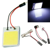 4X T10 C5W Car Led Cob 16/24/36/48SMD White Parking Bulb Auto Interior Wedge Reading Lamp Door Dome Festoon License Plate Light