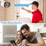 IP camera supports 8MP4K POE ONVIF H.265 bidirectional audio humanbody detection P2P video monitoring and home safety protection