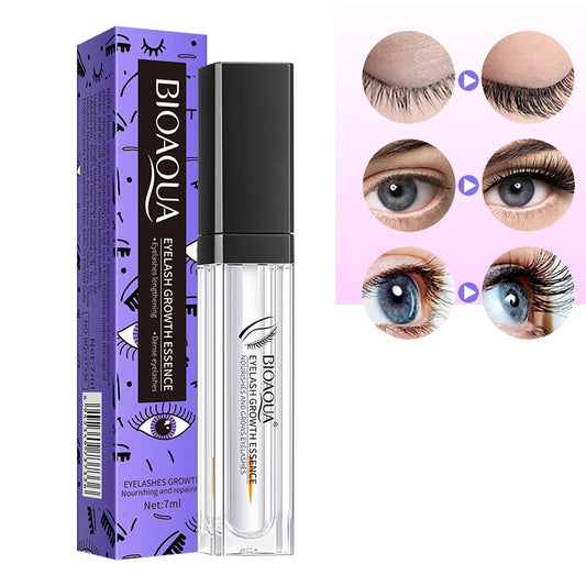 1 solución nutritiva para pestañas gruesas, delgadas, largas, nutritivas y reparadoras de base para pestañas naturales transparentes de 7 ml