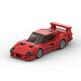 LEQUMOC Technical Car Speed Red Supercar Bricks Model Building Blocks Toys for Gifts Toy City Car