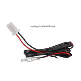 USB Charger Socket Cable 60cm Cigarette Lighter Wire Harness Connector Cord With 10A Fuse for Car Marine Motorcycle ATV RV Refit