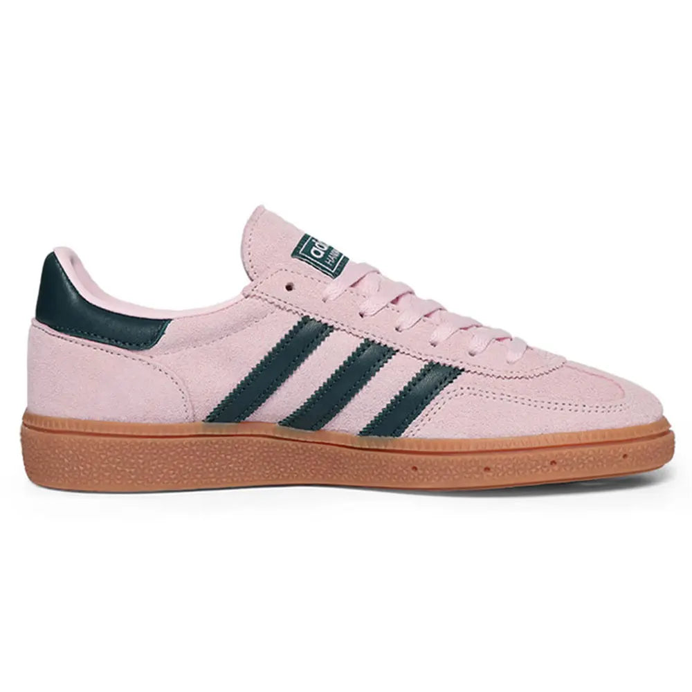 adidas Originals HANDBALL SPEZIAL Suede Round Toe Lace-Up Low-Top Sneakers Women's Pink/Black IF6561