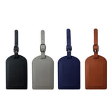 Personalized Initials Luggage Tag Custom Letters Men Women Suitcase Name Tag PU Airplane Labels Engrave Logo Travel Accessories