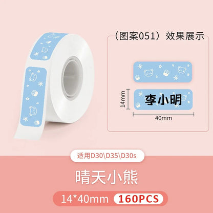 Phomemo D30 Q30/31 Mini Label Printer Paper Printing Label Waterproof Oilproof Scratch-Resistant Price Label Laser Sticker