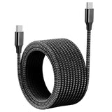 Cable de carga rápida tipo C a tipo C PD, cable de extensión para iPhone 15 Pro Max, Huawei, Xiaomi, Samsung, 60 W, 3 m, 5 m, 8 m, 10 m 