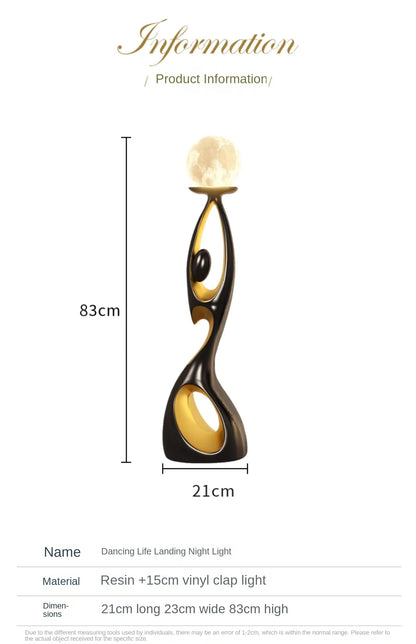 Creative Home Decor Abstract Dancing Figures Light Luxury Living Room Porch Decoration Sculpture Modern Nordic Indoor Ornaments