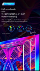 Kuycon Q34W 34-inch 4k165hz monitor e-sports gaming ultra-clear laptop desktop external mirror screen new original