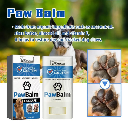 Crema para patas de perro: hidrata y repara las patas, previniendo grietas secas, almohadillas para patas de perro, almohadillas de carne y crema de aplicación para patas de perro.