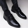 Men's formal leather shoes casual single lifting shoes British suit shoes spring and autumn 