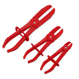 Nylon Hose Clamp Pliers for Car Repair; 1/3 Set Hands Free Brake Fuel Water Line Clamp Tool