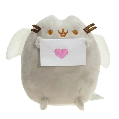 Peluche de gato de imitación de 15 cm, suave, color blanco y gris, ideal como regalo de cumpleaños para niñas y mascotas.