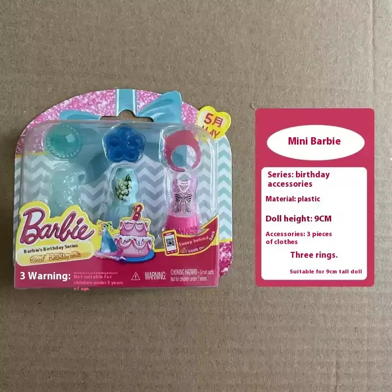 Genuine Mini Barbie Doll Authentic Dream Birthday Series Toy Collectible Figurine for Girls House Play DVCT52 from China
