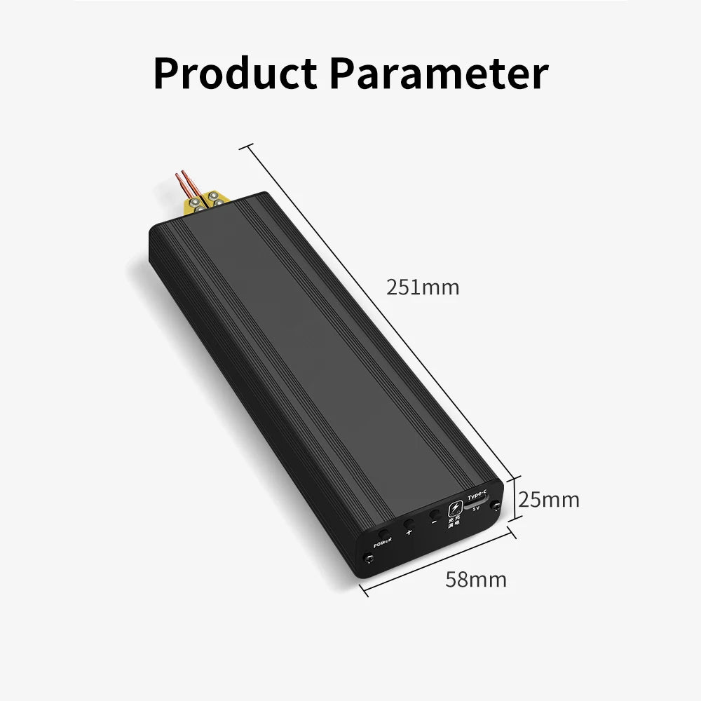 DIY Portable Handheld Battery Spot Welder for 18650 Lithium Battery, Nickel Strip and Nickel Belt Welding